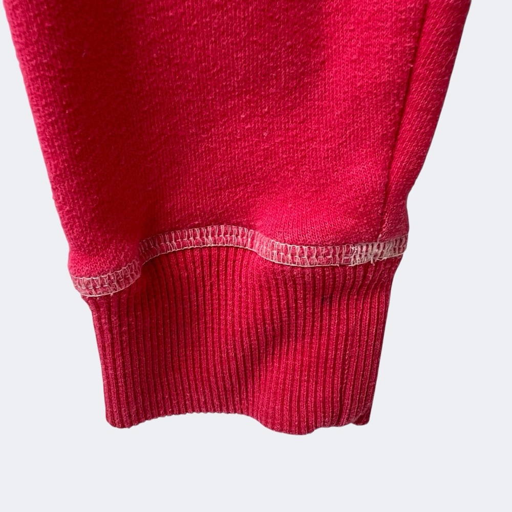 PINK Victoria's Secret Sequin “Love Pink” Zip Hoodie Pink Glitter Heart Size S - Picture 6 of 11